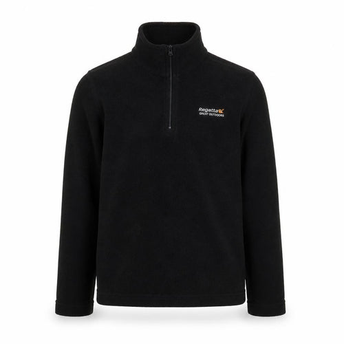 Regatta Boys Black Fleece 1/4 Zip Sweatshirt 9-10 Years