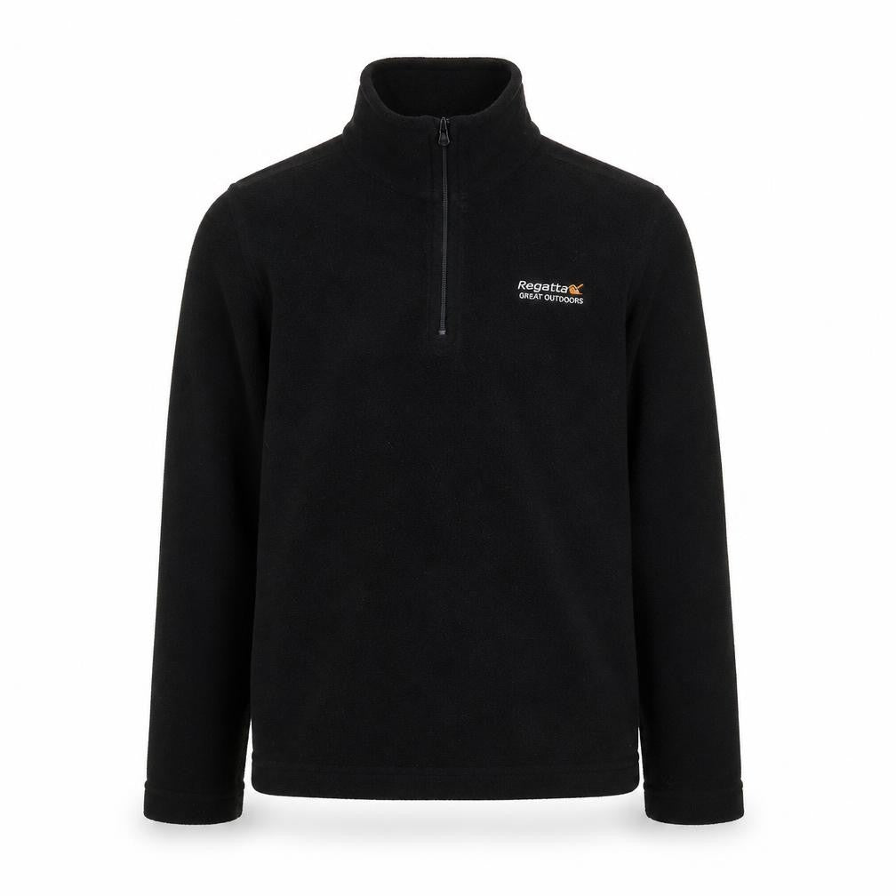 Regatta Boys Black Fleece 1/4 Zip Sweatshirt 9-10 Years