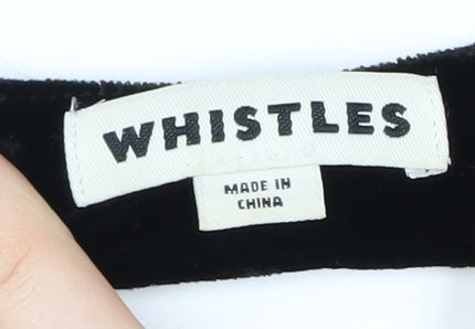 Whistles Women's Black Cold Shoulder Dress Size 6