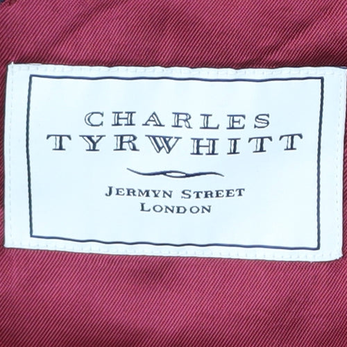 Charles Tyrwhitt Men's Blue Blazer 38R Wool Jacket