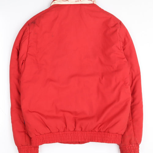 Puma Men's Red Mid-Length Basic Jacket M