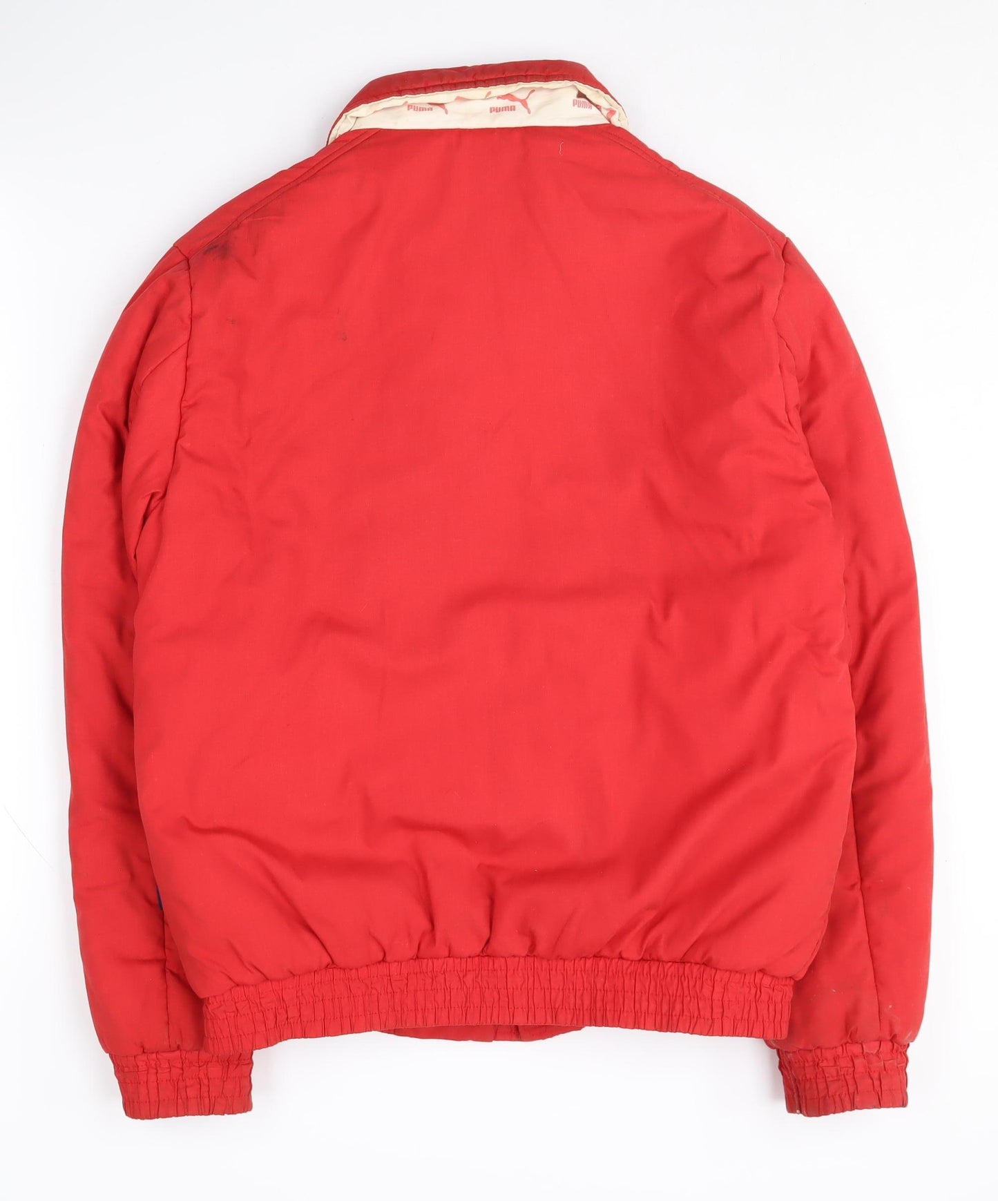 Puma Men's Red Mid-Length Basic Jacket M