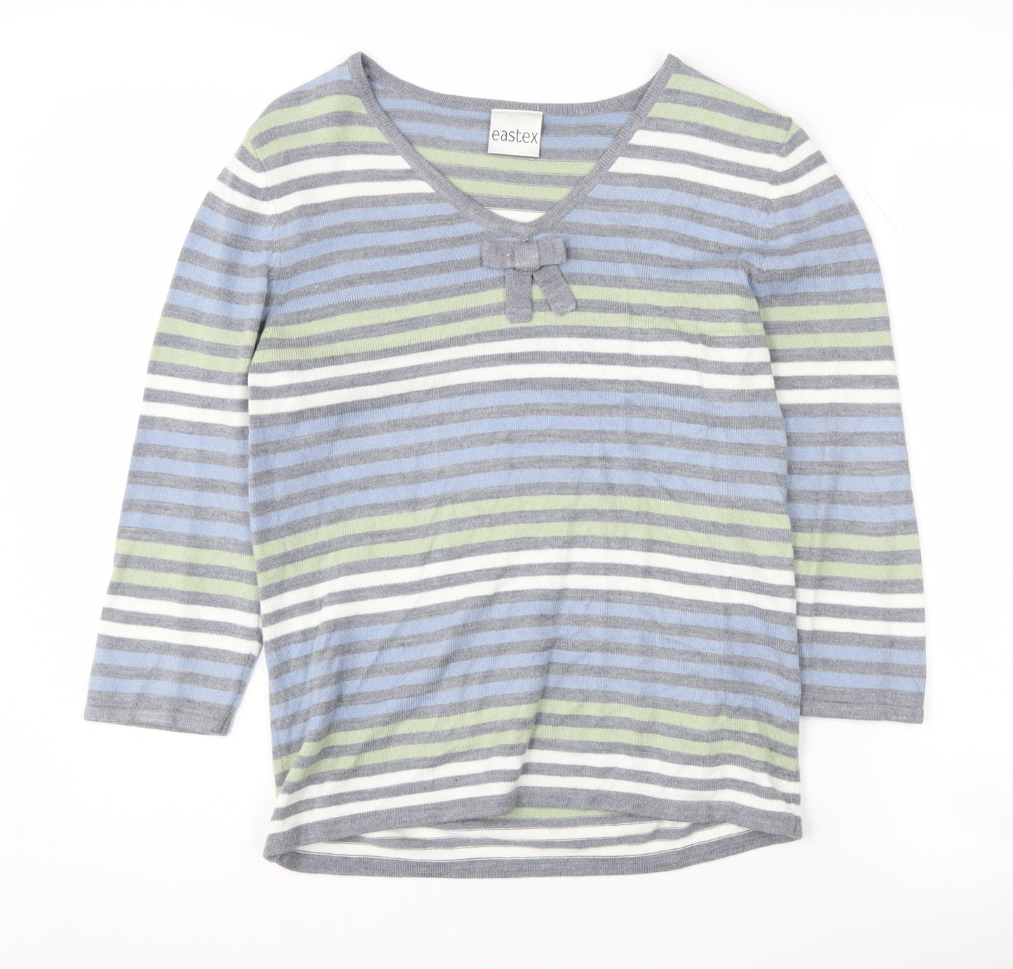 Eastex Women's Striped Pullover Jumper, Size 10