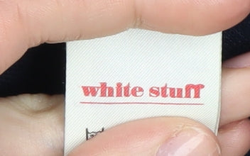 White Stuff Women's Blue Geometric Pullover Jumper Size 10