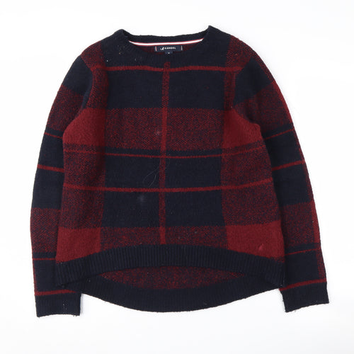 Kangol Men's Multicoloured Plaid Pullover Jumper, Size M