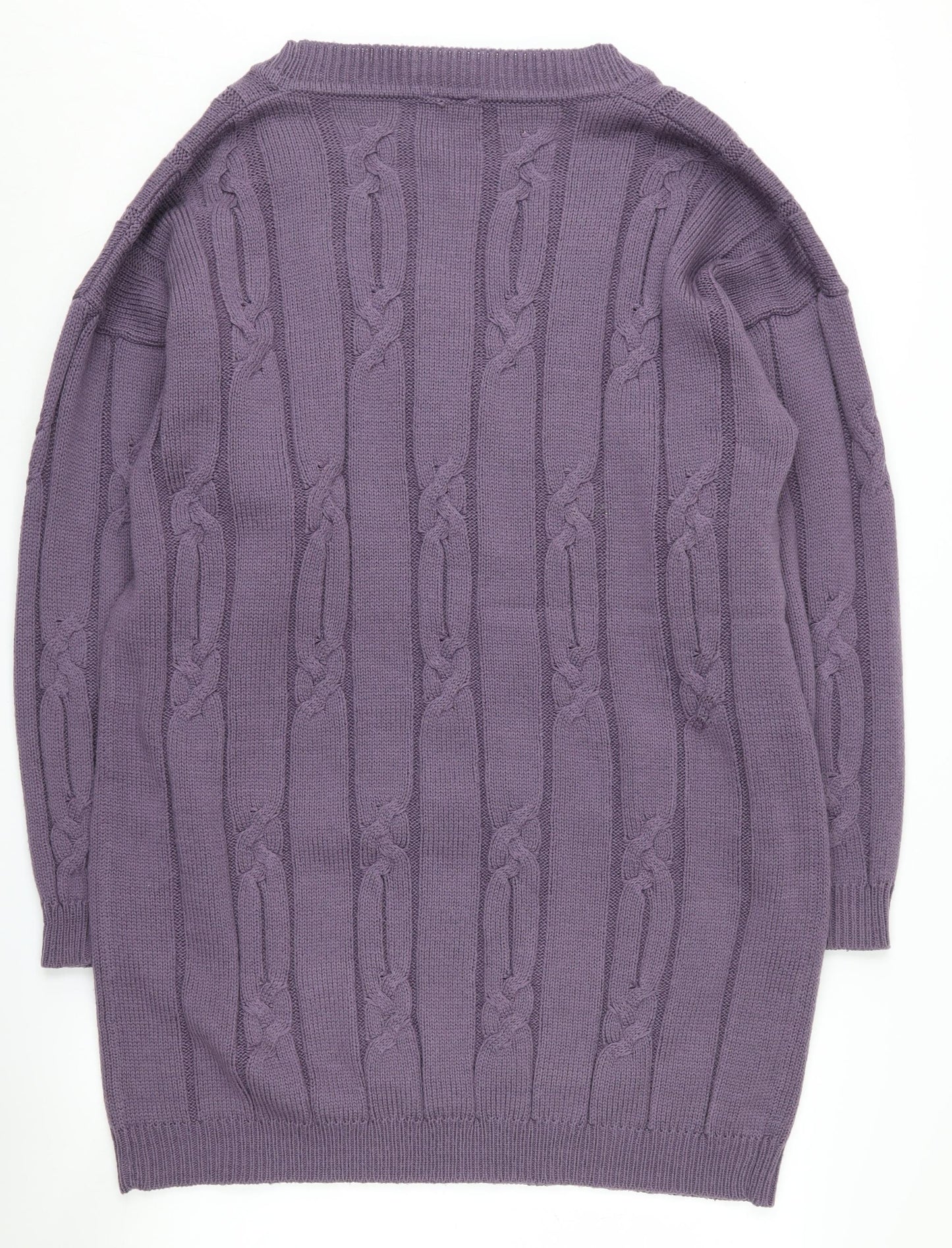 Amari Women's Purple V-Neck Pullover Jumper