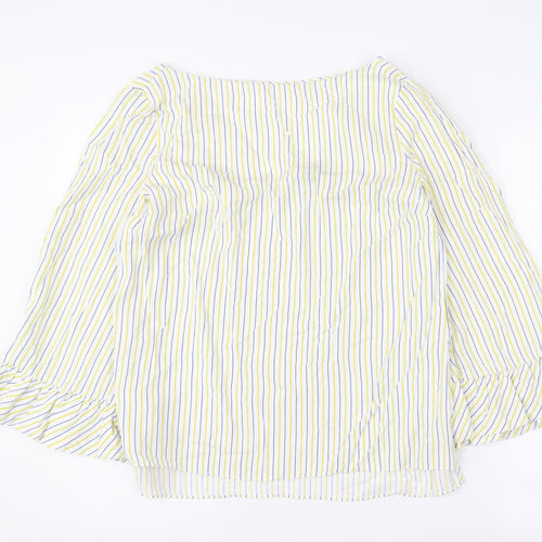 Massimo Dutti Women's Striped Tunic Blouse - Size 12