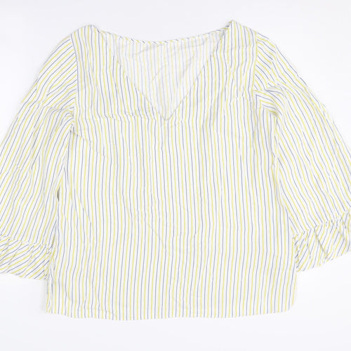 Massimo Dutti Women's Striped Tunic Blouse - Size 12