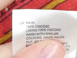 White Stuff Women’s Multicoloured Viscose Dress Size 10