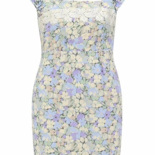 Whistles Women's Multicoloured Floral Silk Dress UK 10
