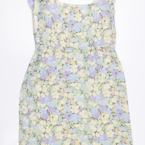 Whistles Women's Multicoloured Floral Silk Dress UK 10