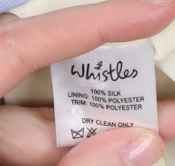 Whistles Women's Multicoloured Floral Silk Dress UK 10