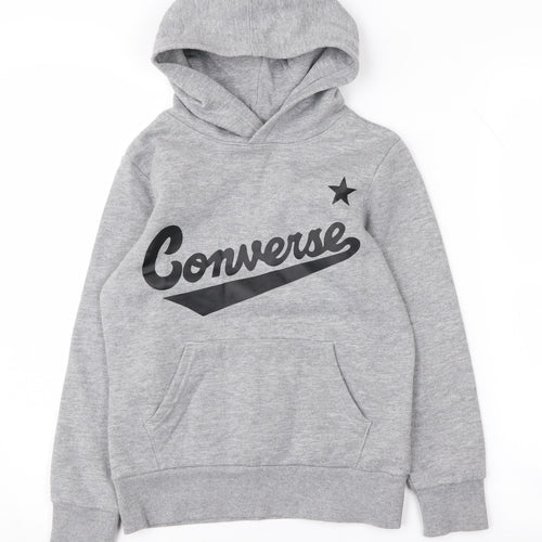 Converse Boys Grey Pullover Hoodie Size 8-10 Years