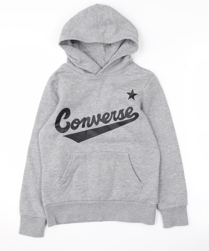 Converse Boys Grey Pullover Hoodie Size 8-10 Years