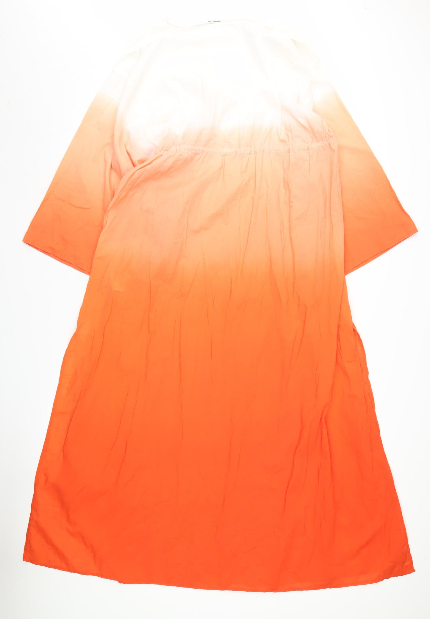 Boden Women's Orange 3/4 Sleeve Dress Size 14