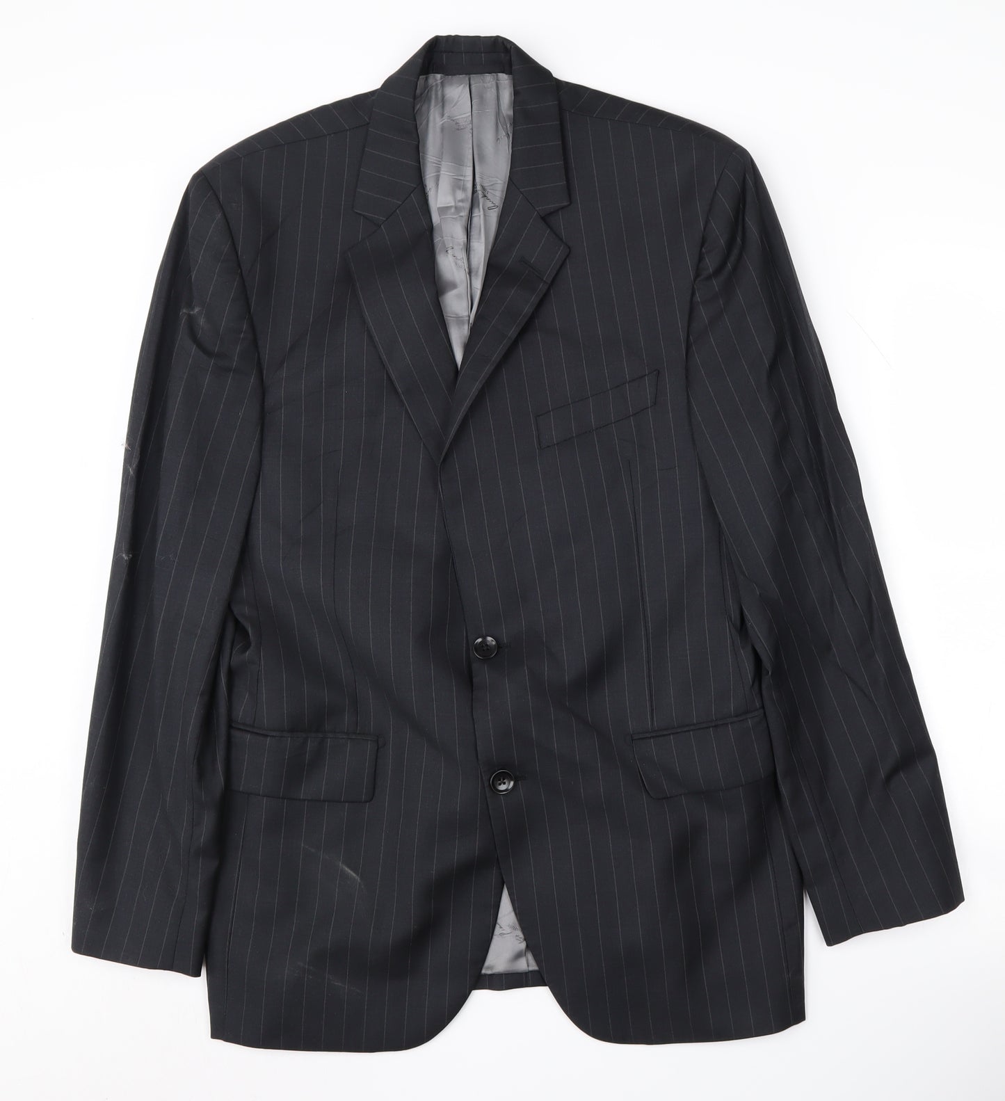 Austin Reed Men's Black Striped Blazer 40R