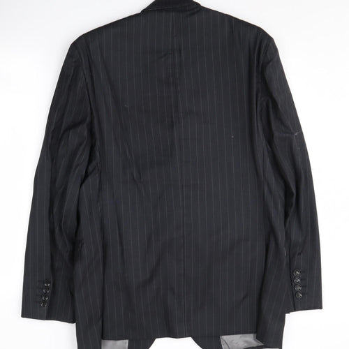 Austin Reed Men's Black Striped Blazer 40R