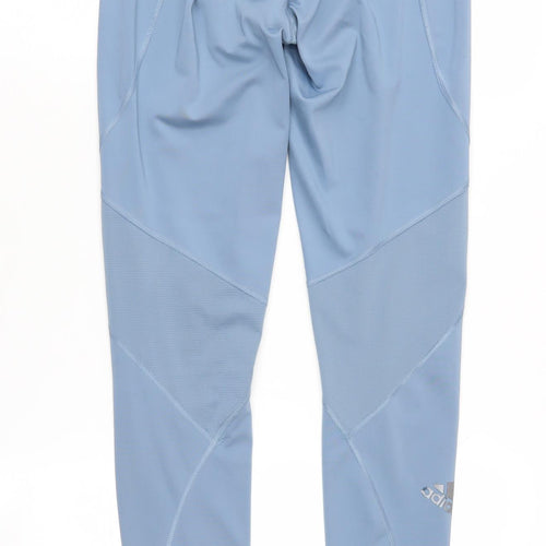 Adidas Women's Blue Compression Leggings S for Gym
