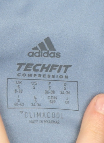 Adidas Women's Blue Compression Leggings S for Gym