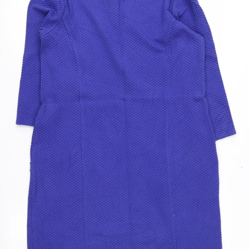 Laura Ashley Women's Blue Shift Dress Size 12
