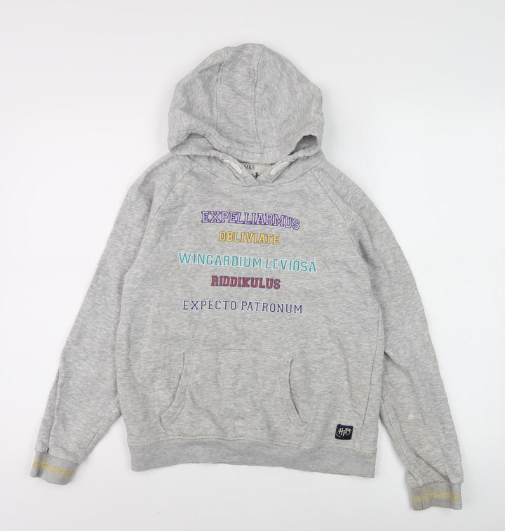 Marks and Spencer Women's Grey Harry Potter Hoodie Size 12