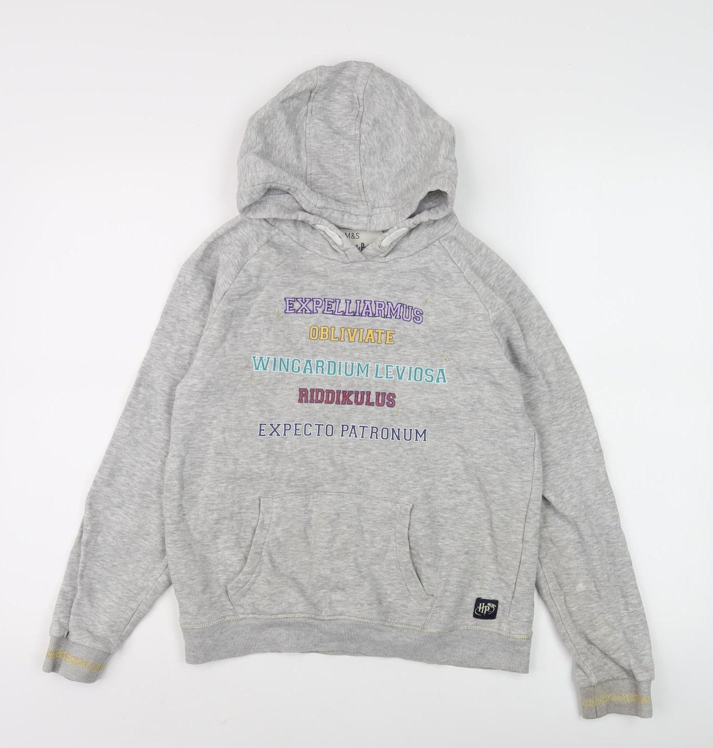 Marks and Spencer Women's Grey Harry Potter Hoodie Size 12
