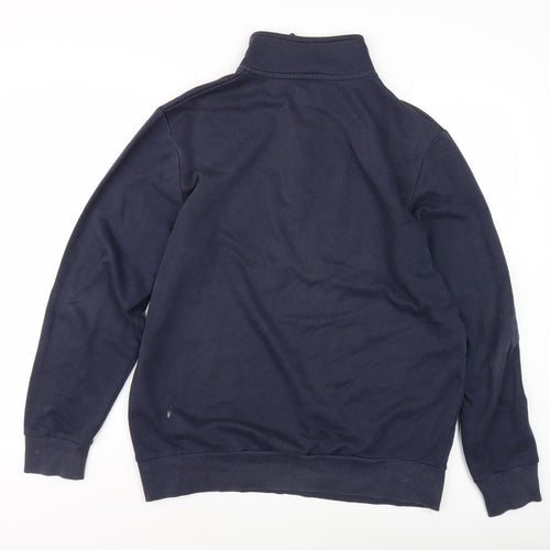 Mountain Warehouse Men's Blue 1/4 Zip Fleece Sweatshirt M