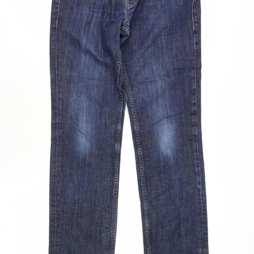Hugo Boss Men's Straight Blue Jeans, Size 30/34