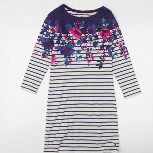 Joules Women’s Multicoloured Striped Floral Dress