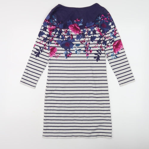Joules Women’s Multicoloured Striped Floral Dress