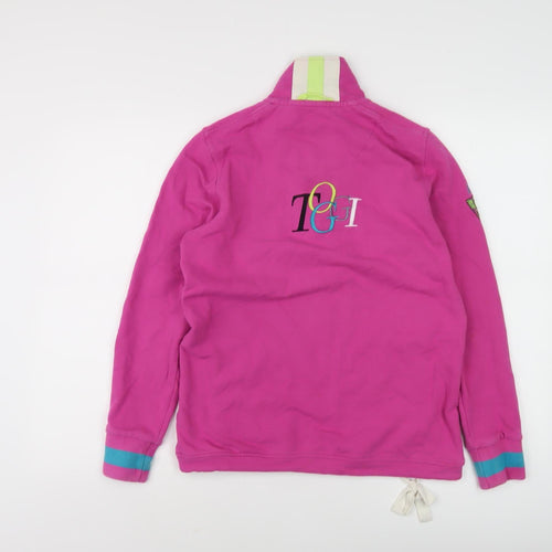 Toggi Women's Pink Henley Sweatshirt Size 8