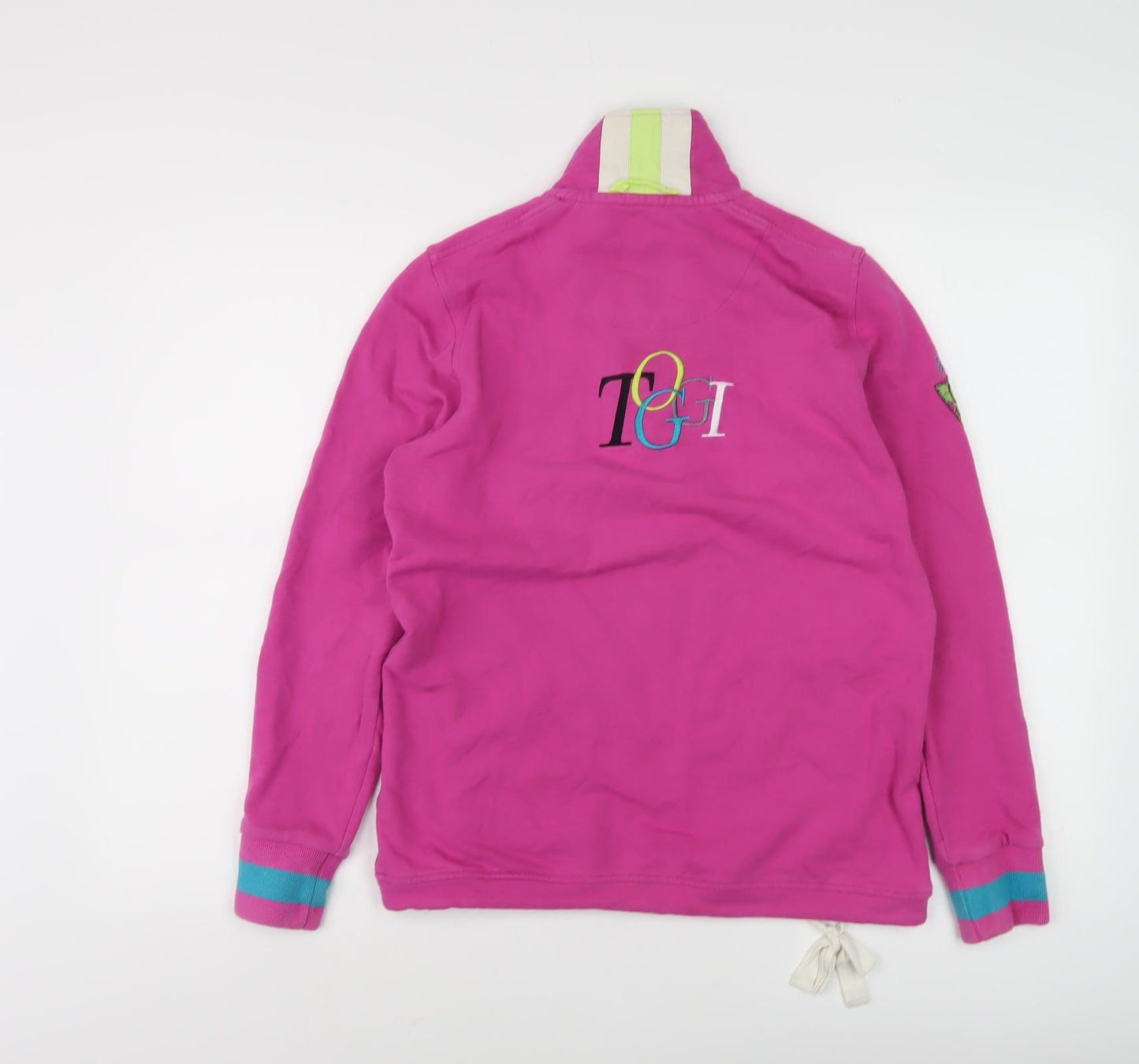 Toggi Women's Pink Henley Sweatshirt Size 8
