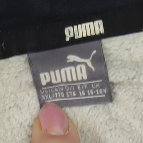 Puma Boys Grey Logo Pullover Hoodie Size 16