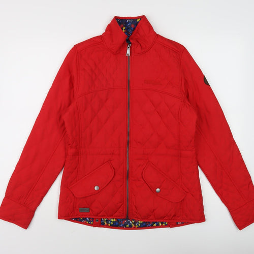 Regatta Women's Red Quilted Jacket Size 10