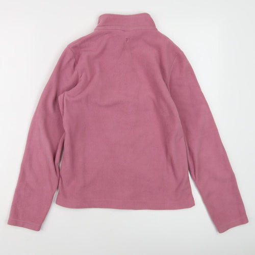 Mountain Warehouse Girls Pink Fleece Full Zip Hoodie 12 Years