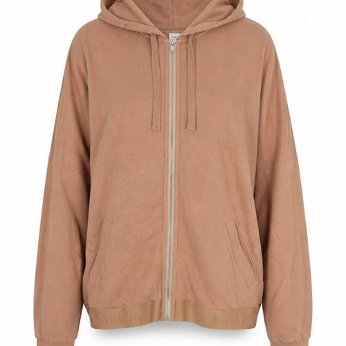Calvin Klein Women's Brown Full Zip Hoodie M