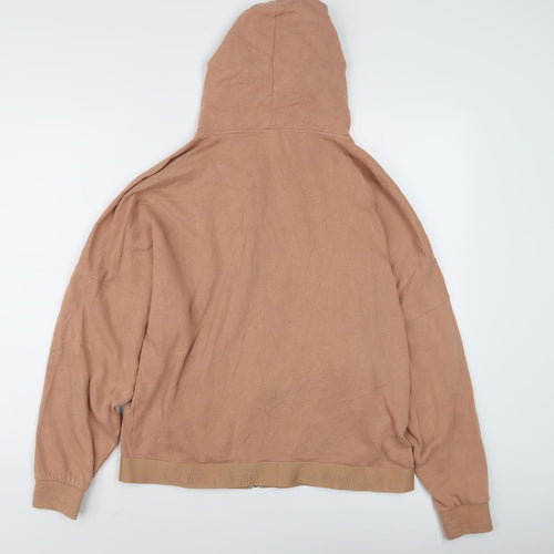 Calvin Klein Women's Brown Full Zip Hoodie M