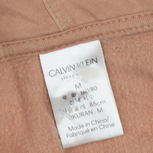 Calvin Klein Women's Brown Full Zip Hoodie M