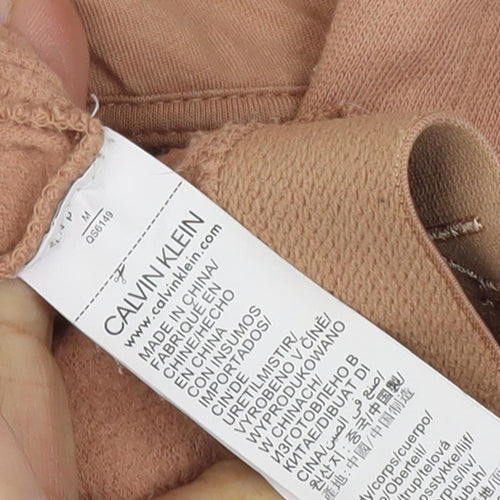 Calvin Klein Women's Brown Full Zip Hoodie M