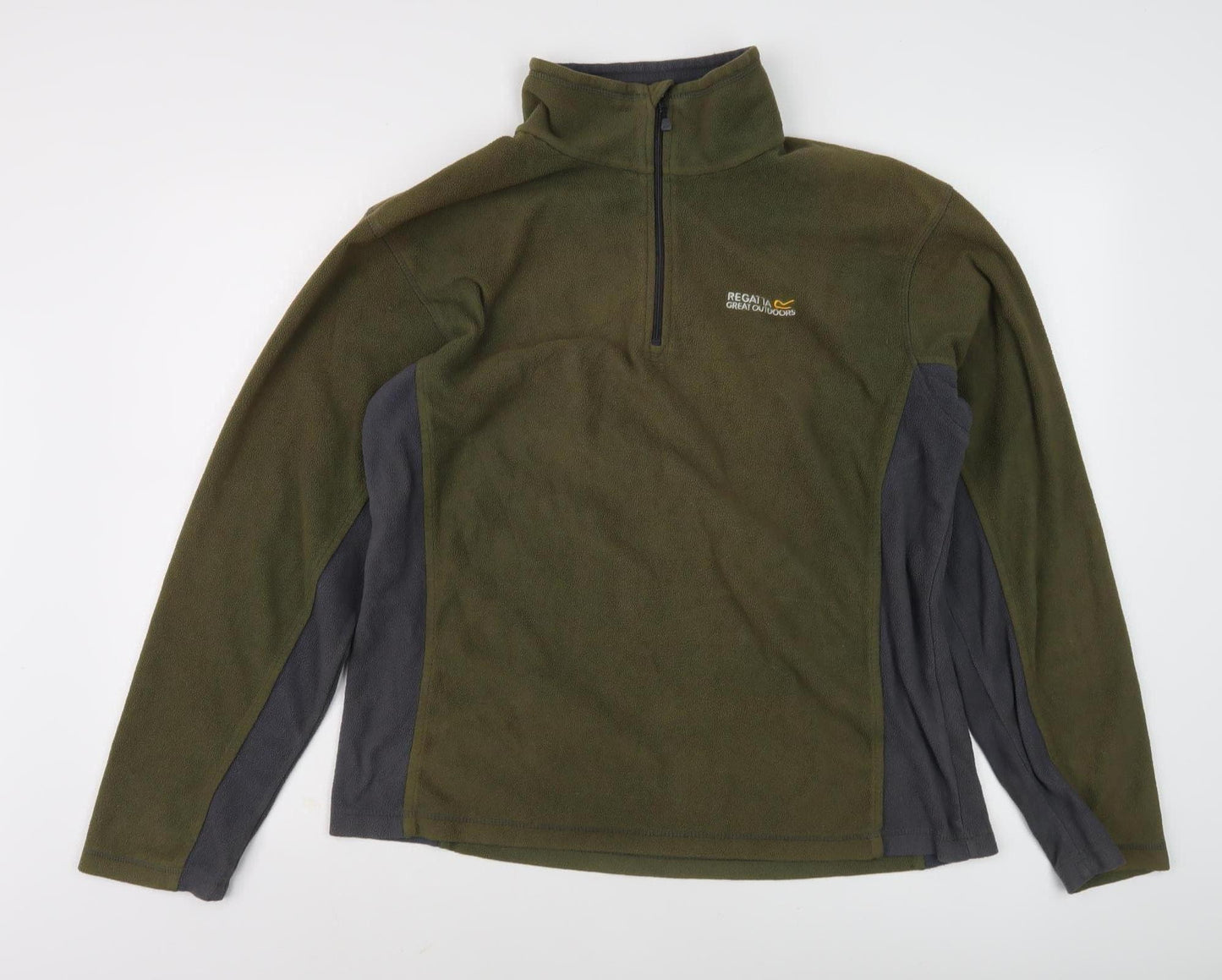 Regatta Men's Green Fleece Full Zip Sweatshirt L