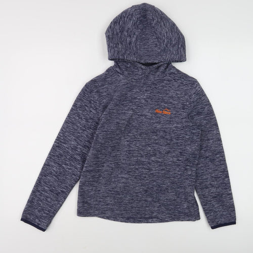 Peter Storm Boys Blue Pullover Hoodie, Size 10, Lightweight