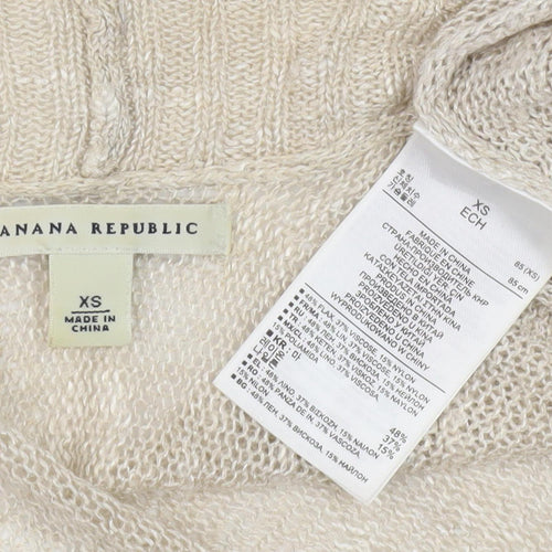 Banana Republic Women's Beige Cardigan, XS, Knit
