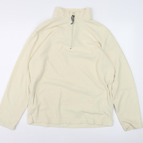 Trespass Ivory Fleece Zip Sweatshirt S Unisex