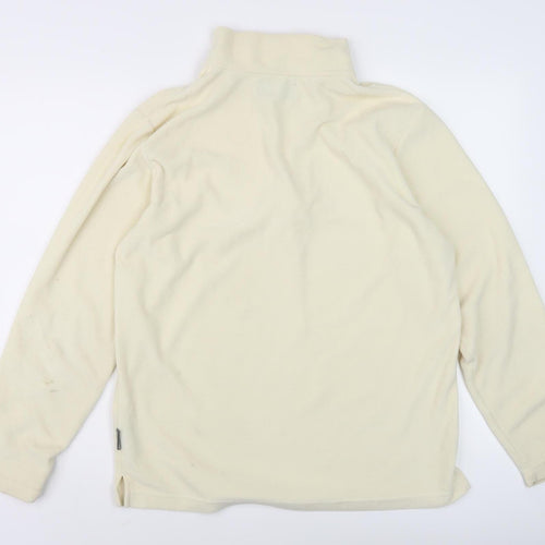 Trespass Ivory Fleece Zip Sweatshirt S Unisex