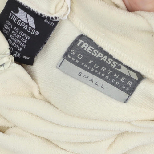 Trespass Ivory Fleece Zip Sweatshirt S Unisex