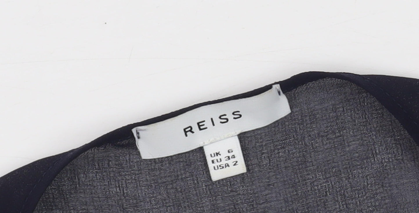 Reiss Women's Black Blouse - Size 6