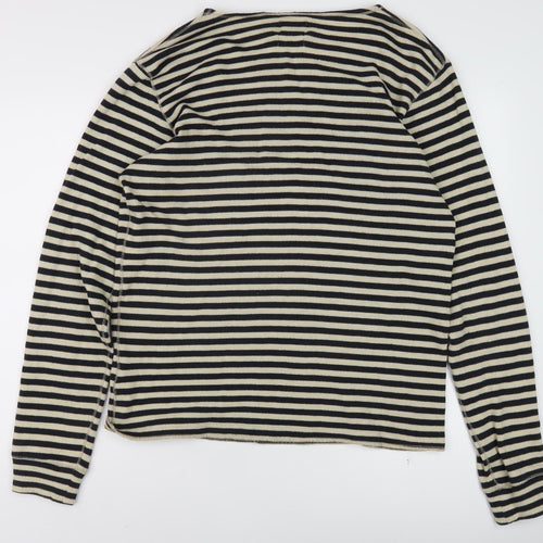 Jack & Jones Vintage Striped Men's L T-Shirt Black