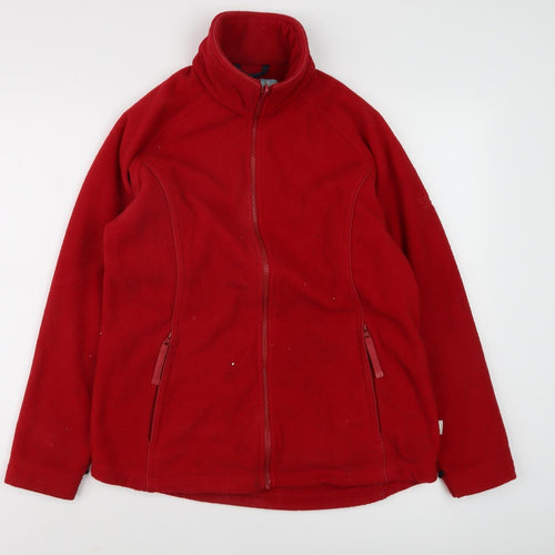 Regatta Women's Red Fleece Jacket Size 10