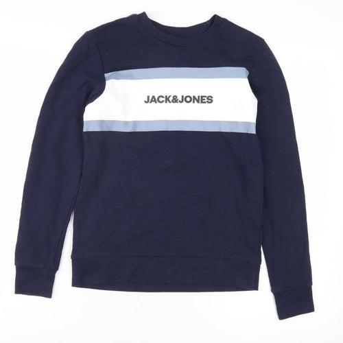 Jack & Jones Boys Blue Pullover Sweatshirt 11-12 Years