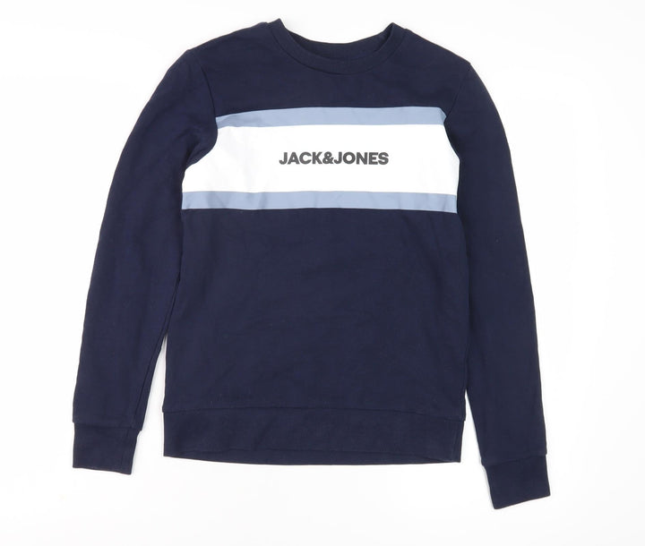 Jack & Jones Boys Blue Pullover Sweatshirt 11-12 Years